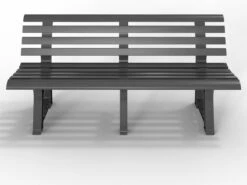 Casaria Tuinbank Orchidea – Kunststof/240kg Belastbaar – Antraciet -Tuinmeubel Winkel 1200x897