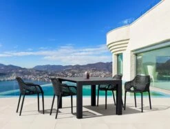 Air XL Stapelbare Tuinstoel Set Van 4 Stuks - Zwart -Tuinmeubel Winkel 1200x913 1