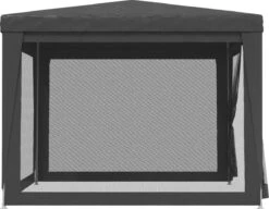 Prolenta Premium Partytent Met 4 Mesh Zijwanden 3x3 M HDPE Antracietkleurig -Tuinmeubel Winkel 1200x933 1