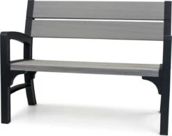 Keter Montero Tuinbank – 2-personen - 120x61x91cm - Grafiet -Tuinmeubel Winkel 1200x954