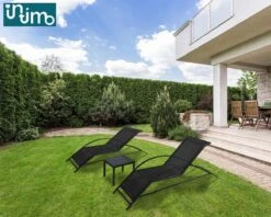 Intimo Ligbeddenset + Tafel - Zwart - 163x60x65/45x45x40 -Tuinmeubel Winkel 1200x960 8