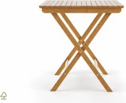 Bistro Set Hout Balkonset FSC – Patio Set Tuin – Houten Frans Tuinsetje – Kleine Tuinset – Complete Kleine Balkon Tafelset Met Gratis Bijzettafel – Hardhout FSC Balkonstoelen & Balkon Tafel - Tuintafel En Stoelen - Bistroset Van Hout – Balcony Set -Tuinmeubel Winkel 1200x984 1