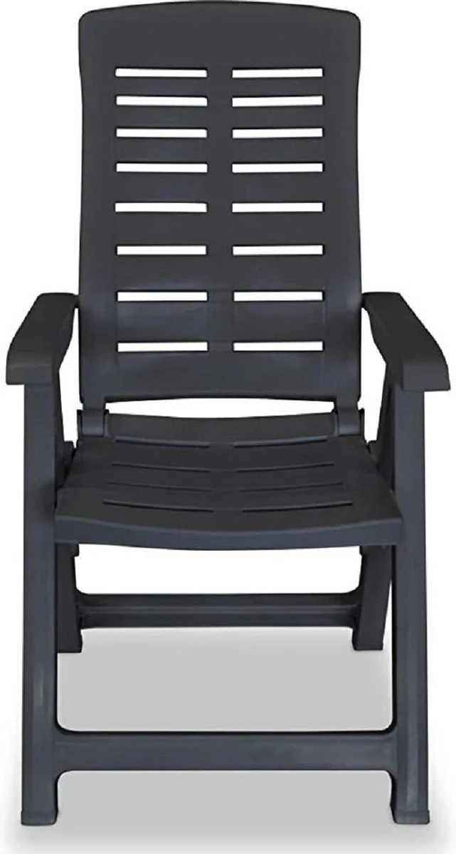 MaxxGarden Tuinstoel - Verstelbare Stoel Met Armleuningen - Zwart 2 MaxxGarden Tuinstoel - Verstelbare Stoel Met Armleuningen - Zwart - Afbeelding 2