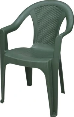 4goodz Isola Groen 2x Stapelbare Tuinstoelen - Plaatsbesparend -Tuinmeubel Winkel 766x1200