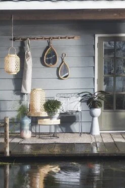 Mica Decorations Leandro Bijzettafel - Set Van 2 - H45 X Ø45 Cm - Zwart -Tuinmeubel Winkel 799x1200 2