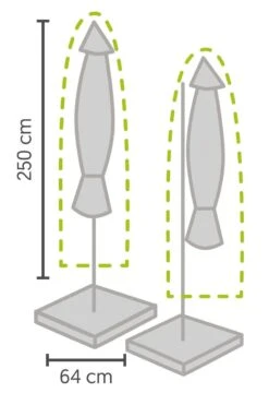 Weersbestendige Parasolhoes - Max. 4 X 4 M - Grijs / Antraciet - Zweefparasol 18 Weersbestendige Parasolhoes - Max. 4 X 4 M - Grijs / Antraciet - Zweefparasol -Tuinmeubel Winkel 800x1200 1
