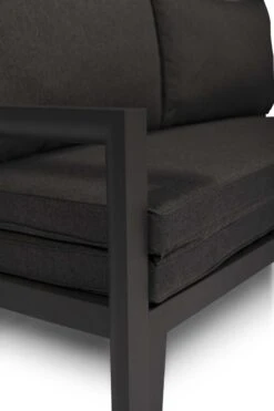 Merkloos Loungebed | Daybed | Uitschuifbare Tuinbank | 185 Cm | Zwart | Hoogwaardige Kwaliteit | Loungebank -Tuinmeubel Winkel 800x1200 8