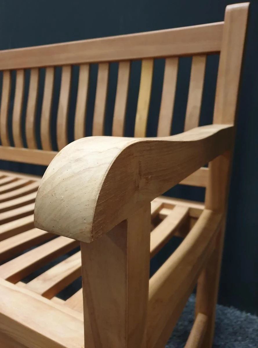 Merkloos TIERRA | Tuinbank Van Teak Comfort Plus + | 150 Cm - 3-Persoons / 3-Zits | Naturel / Original | BONANY Luxe | Geschuurd & Olie Op Waterbasis | Klassiek & Traditioneel | Stevig | Tuinzetel | Bank Voor Tuin 4 Merkloos TIERRA | Tuinbank Van Teak Comfort Plus + | 150 Cm - 3-Persoons / 3-Zits | Naturel / Original | BONANY Luxe | Geschuurd & Olie Op Waterbasis | Klassiek & Traditioneel | Stevig | Tuinzetel | Bank Voor Tuin - Afbeelding 4