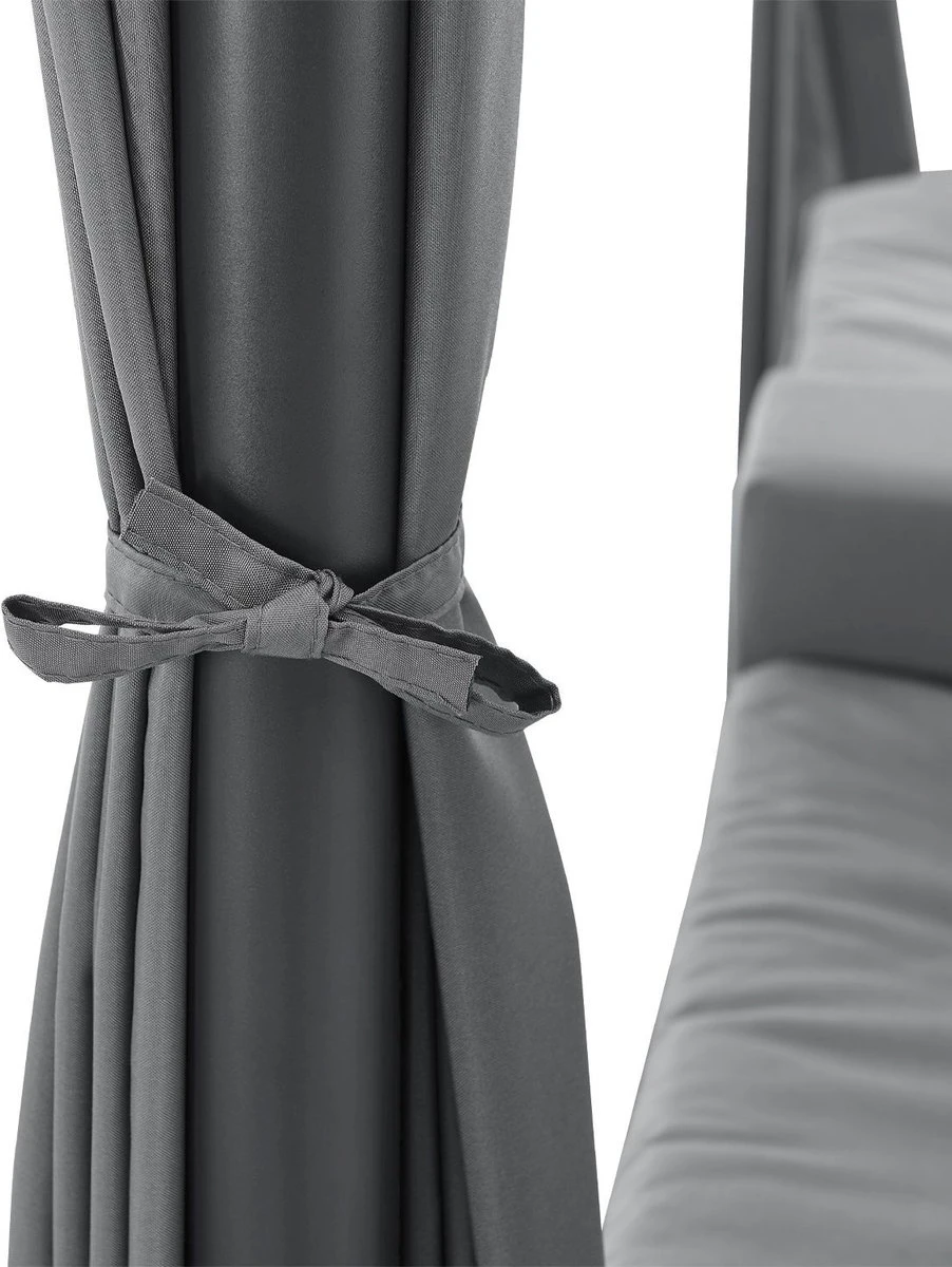 Schommelbank / Ligbank Kassandra - Donkergrijs 16 Schommelbank / Ligbank Kassandra - Donkergrijs - Afbeelding 16