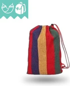 Dubbele Hangmat Rood Met Spreidstok - 1 Of 2 Persoons - Lig Oppervlak 190x150cm - Lengte 260cm -Tuinmeubel Winkel 977x1200 1