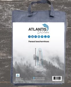 Weersbestendige Parasolhoes - Rond & Vierkant - Max. 3 X 3 M - Grijs / Antraciet - Stokparasol 16 Weersbestendige Parasolhoes - Rond & Vierkant - Max. 3 X 3 M - Grijs / Antraciet - Stokparasol -Tuinmeubel Winkel 992x1200 6