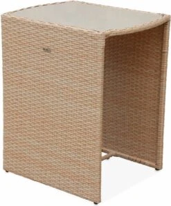 Alice's Garden Balkonset Doppio - 2 Stoelen - Inschuifbaar - Wicker - Beige -Tuinmeubel Winkel 994x1200 1